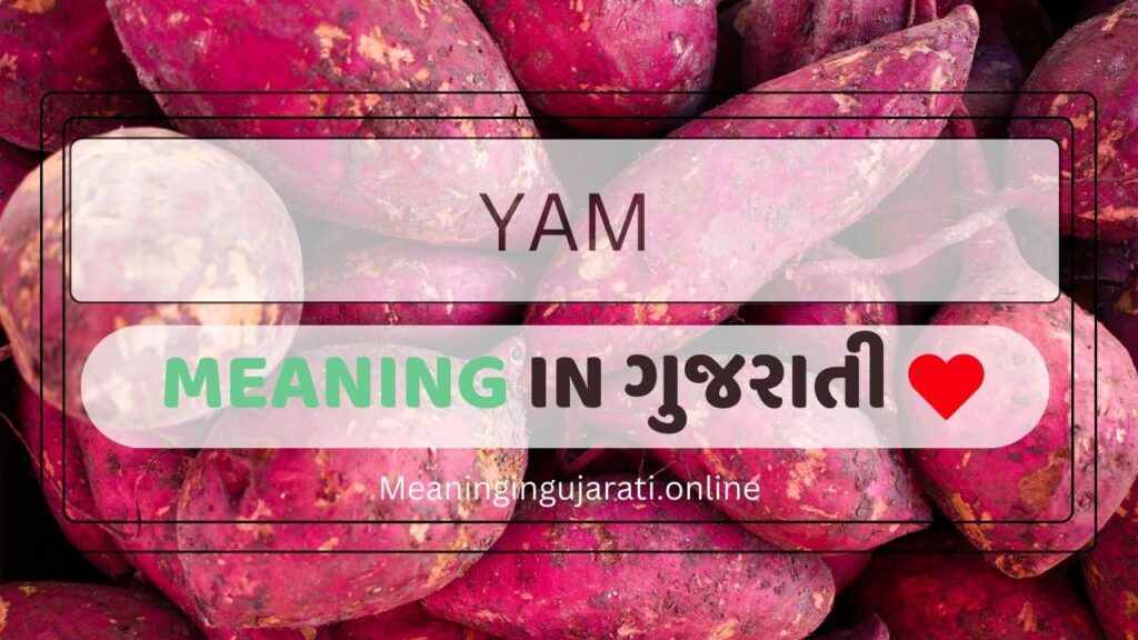 Yam meaning in Gujarati