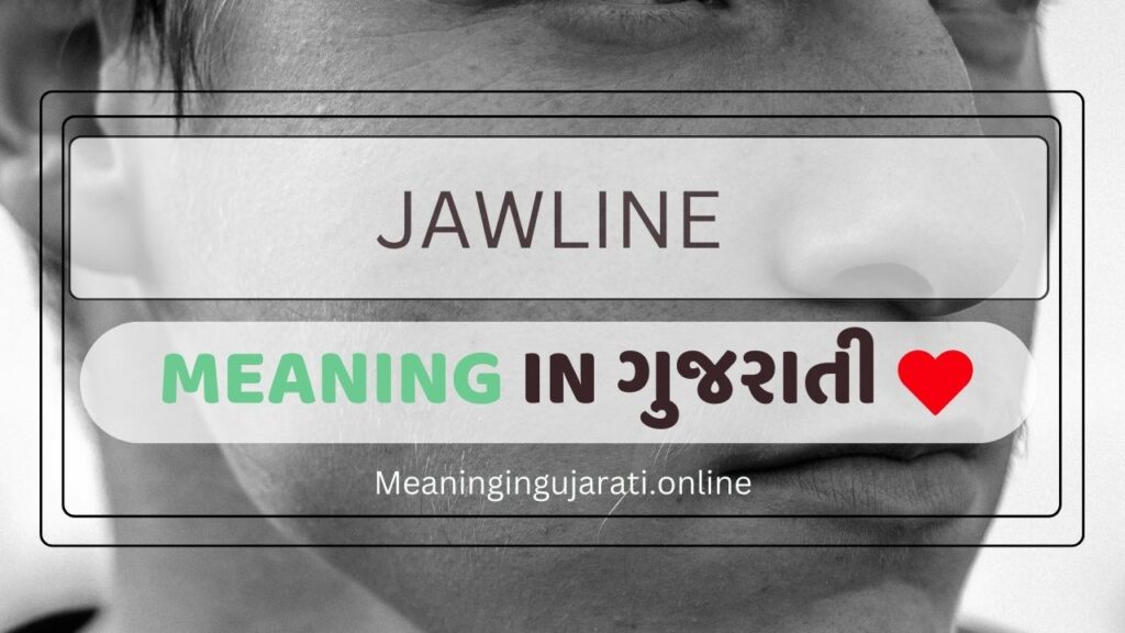 Jawline meaning in Gujarati